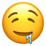 ağızdan salya akan emoji