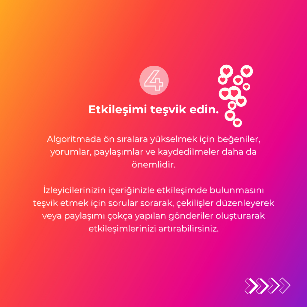 etkileşimi teşvik edin