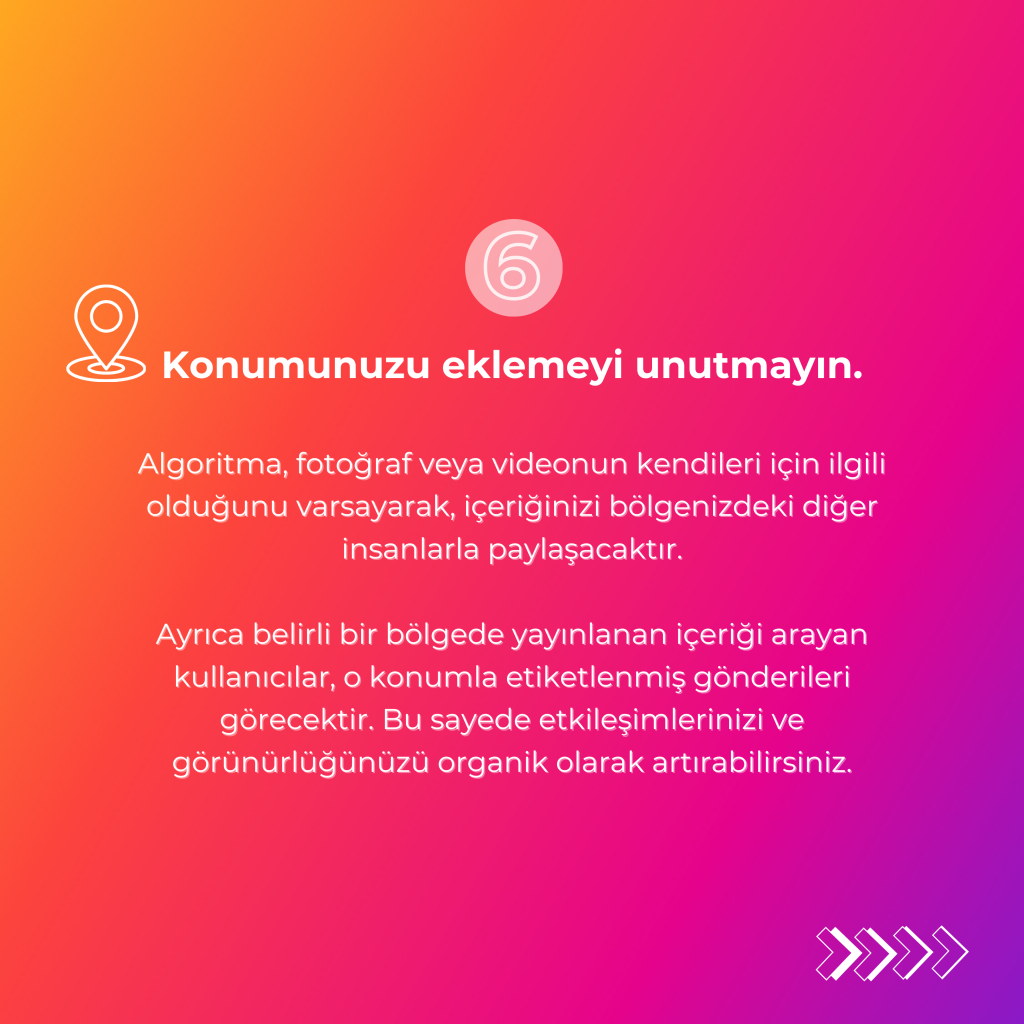 Konumuzunu eklemeyi unutmayın.