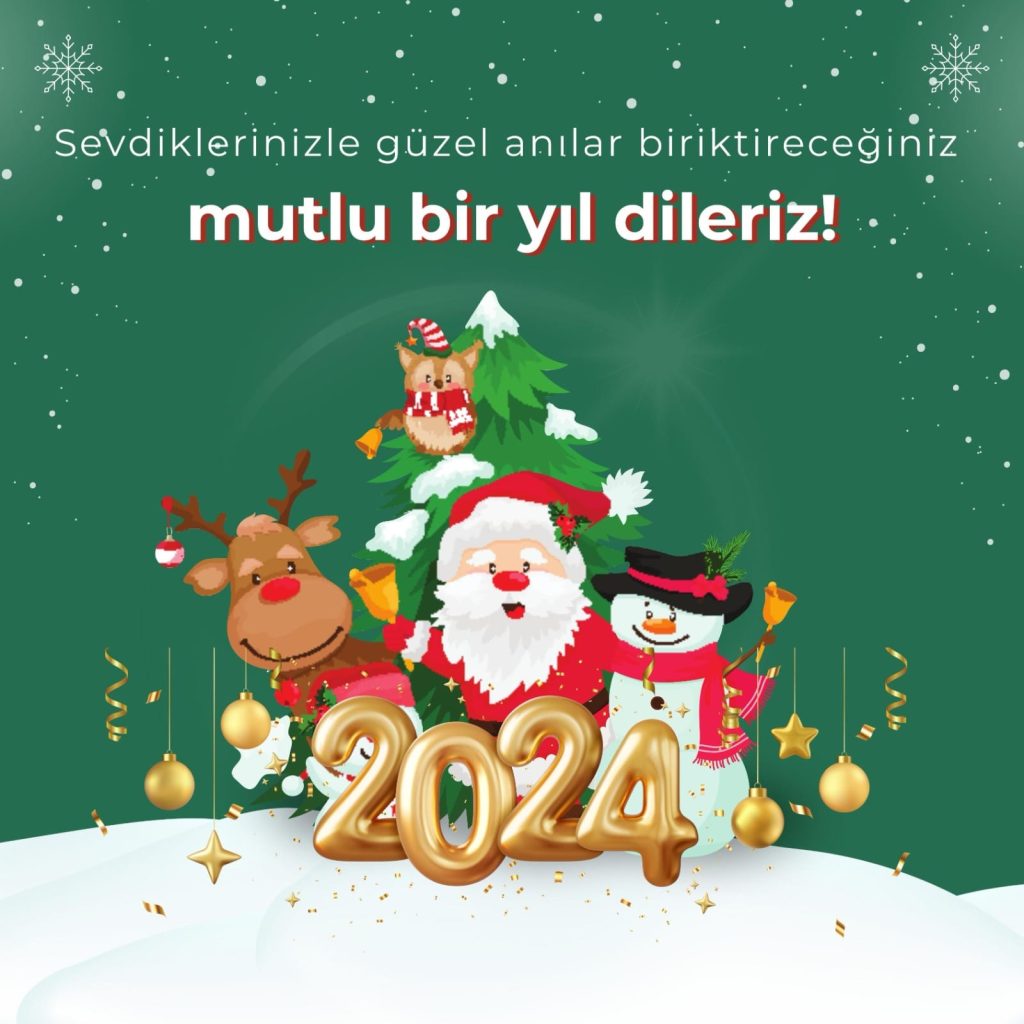 yılbaşı kutlama görseli 2024